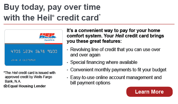 Heil Credit Card Information